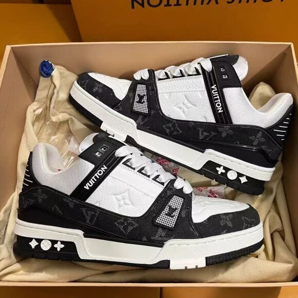 Louis Vuitton Monochrome Trainers - Picture 1 of 5